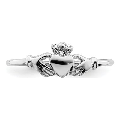 Sterling Silver Claddagh Ring – view 5