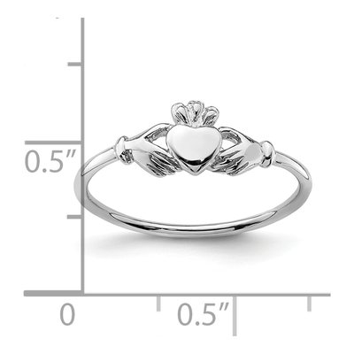 Sterling Silver Claddagh Ring – view 6
