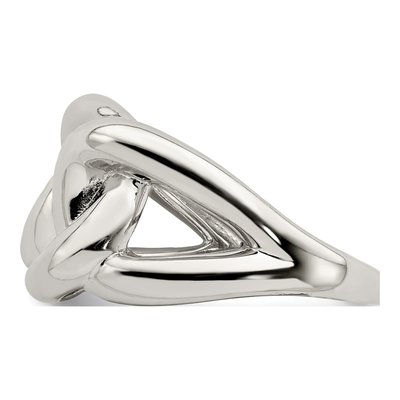 Sterling Silver Linked Knot Ring – view 4
