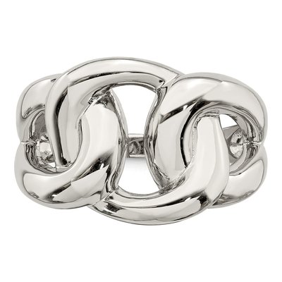 Sterling Silver Linked Knot Ring – view 5