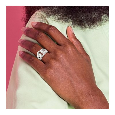 Sterling Silver Linked Knot Ring – view 7