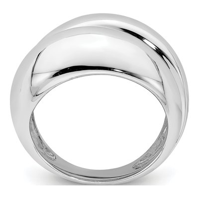 Sterling Silver Domed Ring – view 2