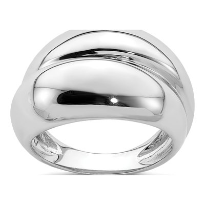 Sterling Silver Domed Ring