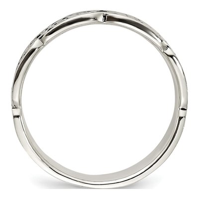 Sterling Silver Antiqued Celtic Ring – view 3