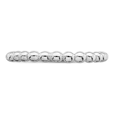 Sterling Silver 2.4mm Textured Band – view 5