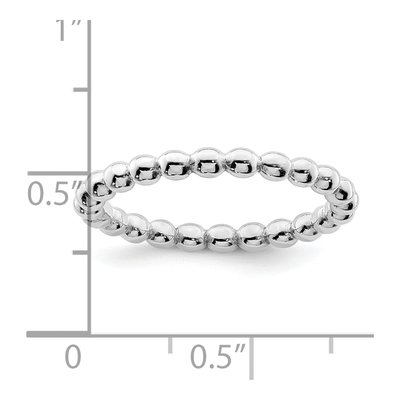 Sterling Silver 2.4mm Textured Band – view 6