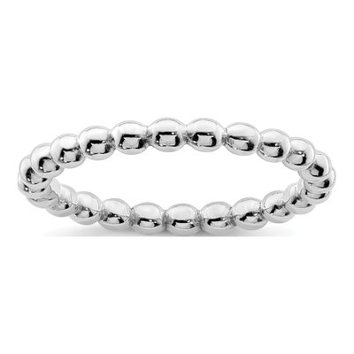 Sterling Silver 2.4mm Textured Band