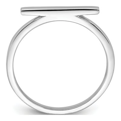 Sterling Silver Bar Ring – view 3