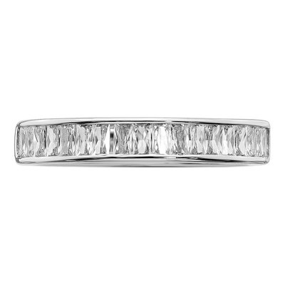 Sterling Silver CZ Baguette Ring – view 5