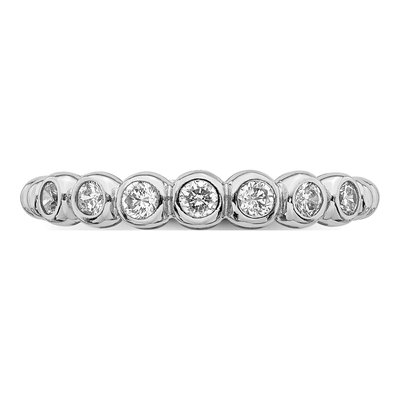 Sterling Silver CZ Anniversary Ring – view 6