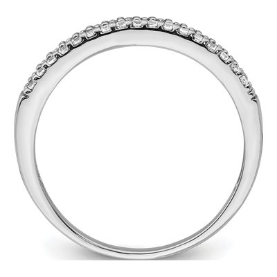 Sterling Silver CZ Anniversary Ring – view 3