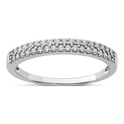 Sterling Silver CZ Anniversary Ring