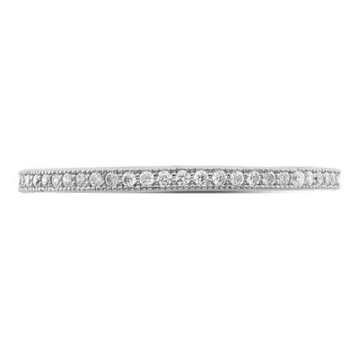 Sterling Silver CZ Eternity Ring – view 4