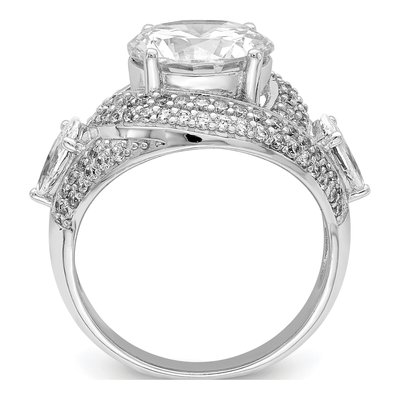 Sterling Silver CZ Ring – view 3