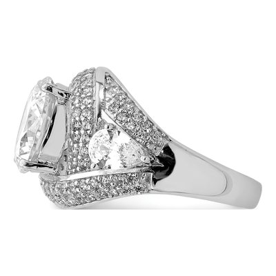 Sterling Silver CZ Ring – view 4