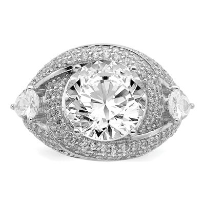 Sterling Silver CZ Ring – view 5