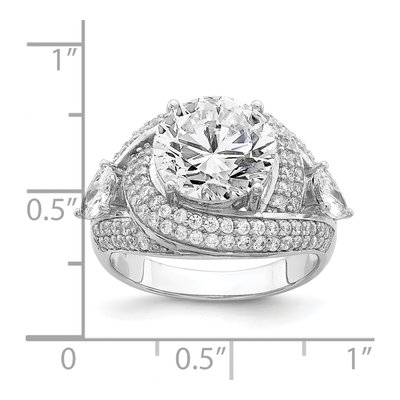 Sterling Silver CZ Ring – view 6
