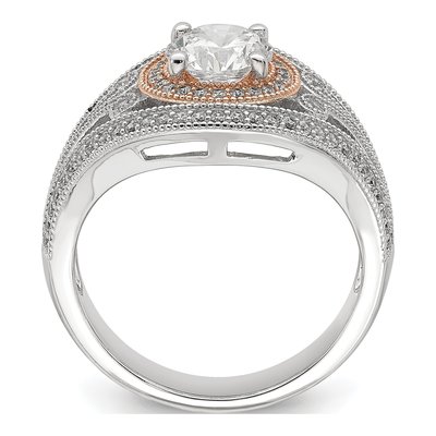 Sterling Silver CZ Ring – view 3