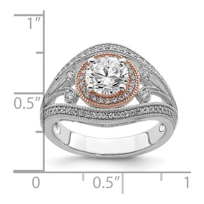 Sterling Silver CZ Ring – view 6