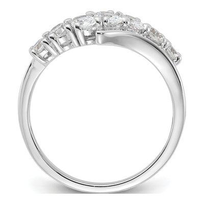 Sterling Silver CZ 7-Stone Ring – view 3