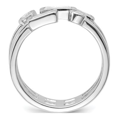 Sterling Silver CZ Ring – view 3