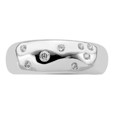 Sterling Silver CZ Ring – view 5