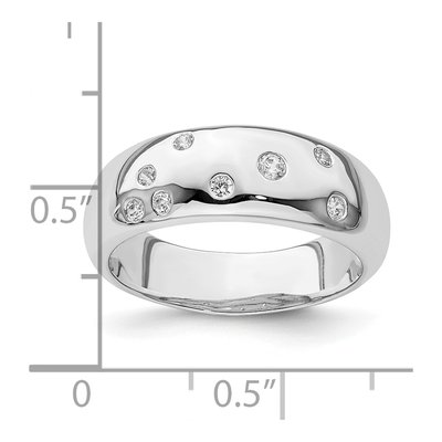 Sterling Silver CZ Ring – view 6