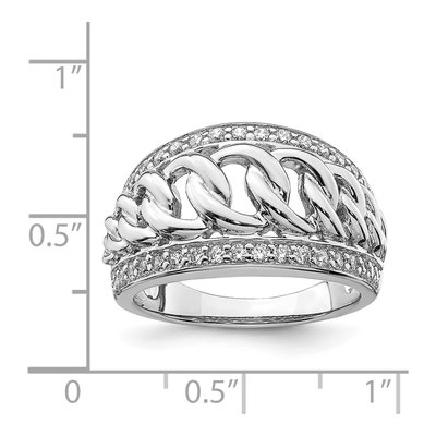 Sterling Silver CZ Ring – view 4