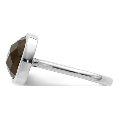 Sterling Silver CZ Bezel Ring – view 4