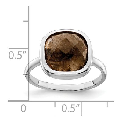 Sterling Silver CZ Bezel Ring – view 5
