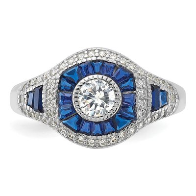 Sterling Silver CZ Ring – view 5