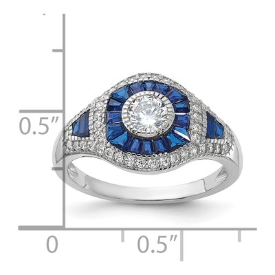 Sterling Silver CZ Ring – view 6