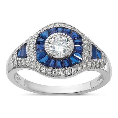 Sterling Silver CZ Ring