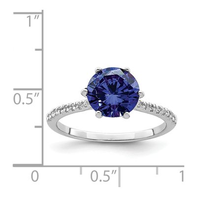 Sterling Silver CZ Ring – view 6