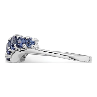 Sterling Silver CZ 7-Stone Ring – view 4