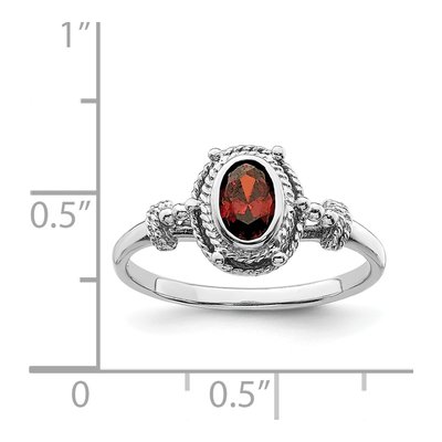 Sterling Silver CZ Oval Ring – view 5