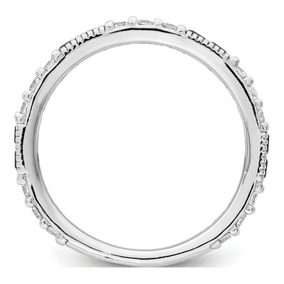 Sterling Silver CZ Ring – view 3