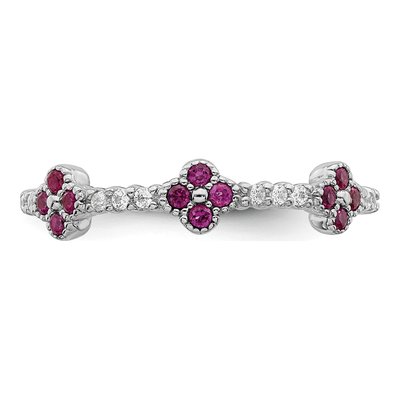 Sterling Silver CZ Clear Ring – view 6