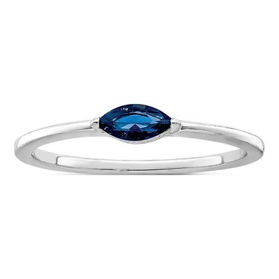 Sterling Silver CZ Marquise Ring