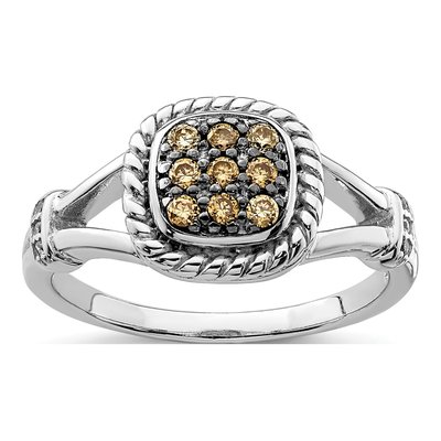 Sterling Silver CZ Clear Ring