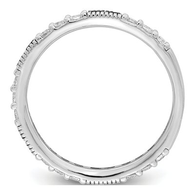 Sterling Silver CZ Ring – view 3