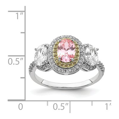 Sterling Silver CZ Ring – view 6