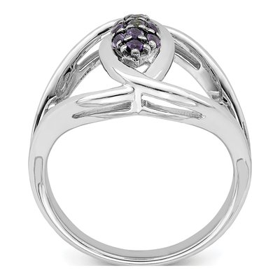 Sterling Silver Natural Iolite Ring – view 3