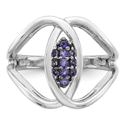 Sterling Silver Natural Iolite Ring – view 5