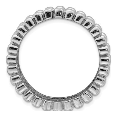 Sterling Silver CZ Cluster Ring – view 3
