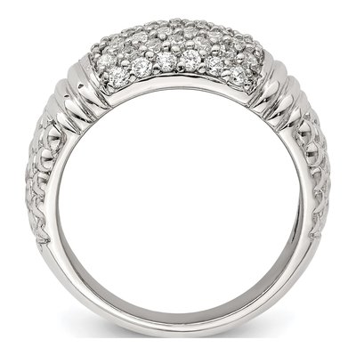 Sterling Silver CZ Ring – view 2
