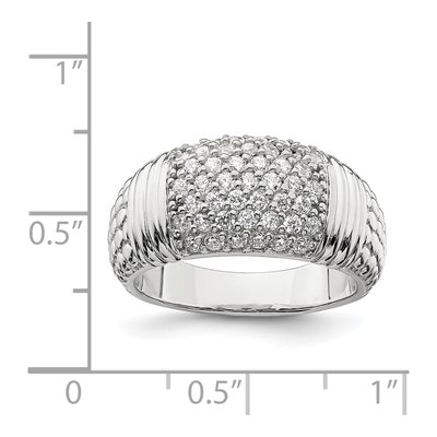 Sterling Silver CZ Ring – view 3