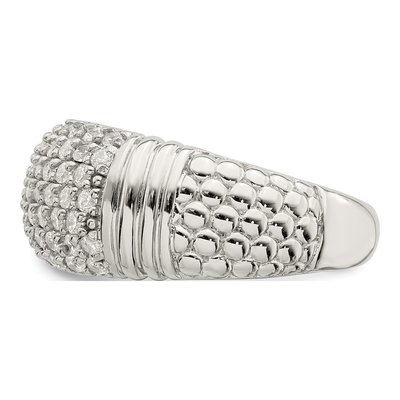 Sterling Silver CZ Ring – view 4