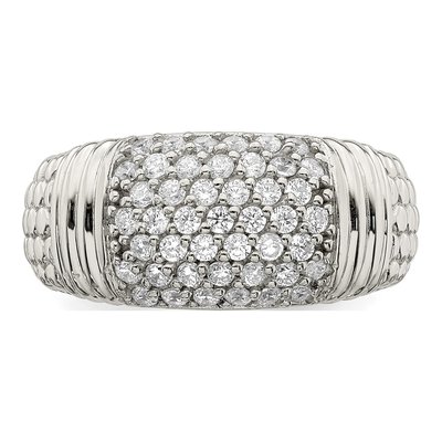 Sterling Silver CZ Ring – view 5