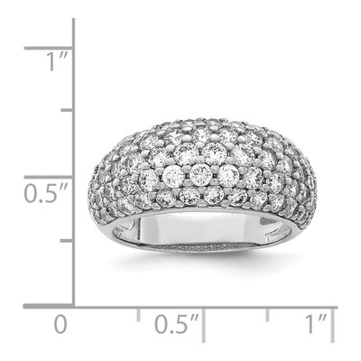 Sterling Silver CZ Ring – view 4